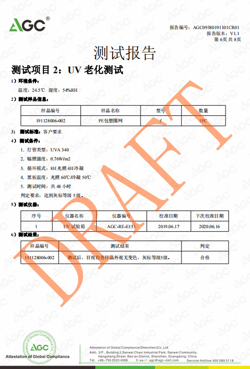 AGC测试报告